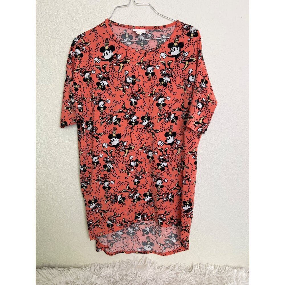 Lularoe Irma Minnie Mouse Disney Shirt XXS Oversized Top